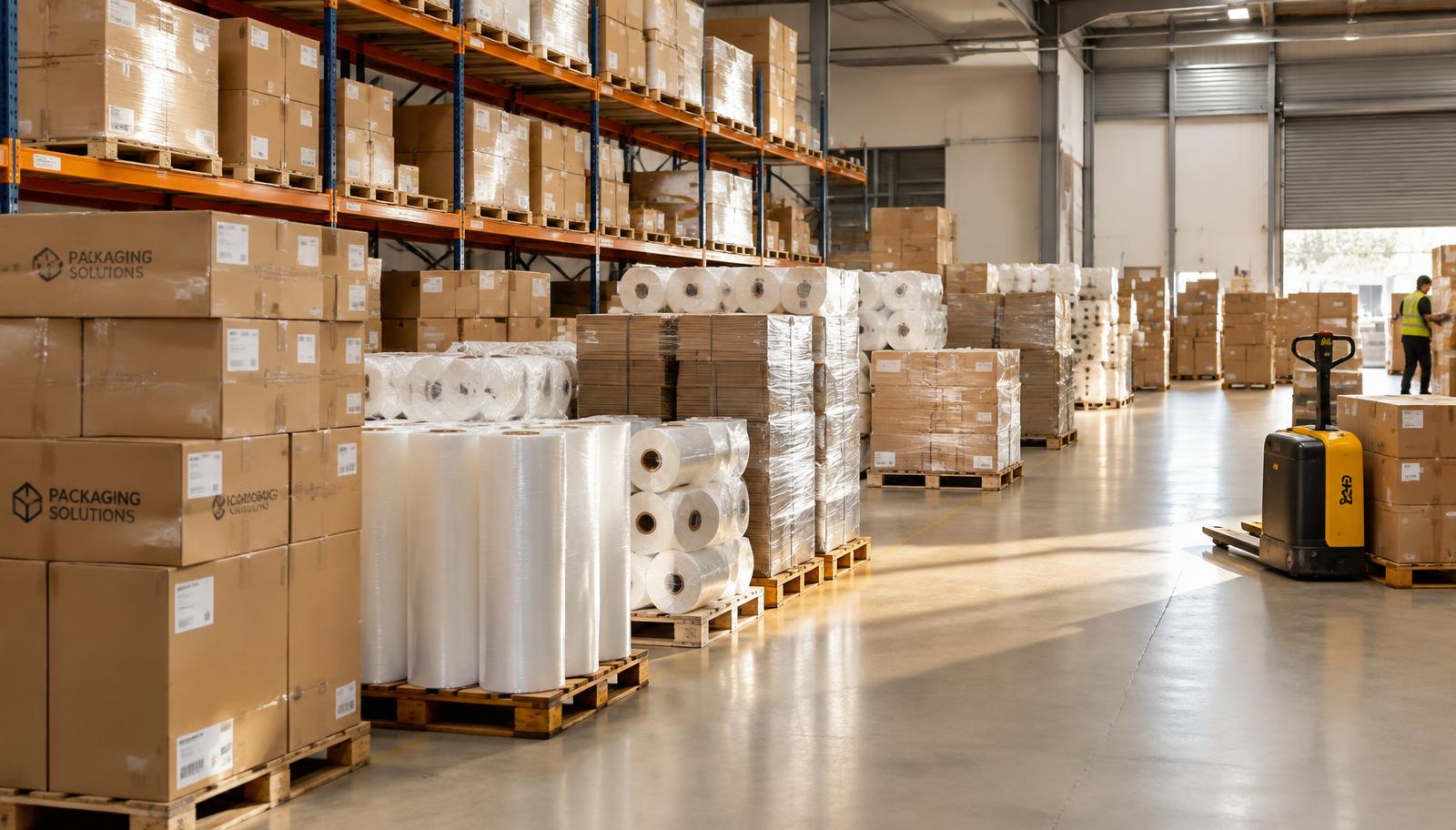 Demirkiran warehouse with packaging stock
